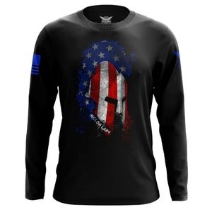 SPARTAN BLACK LONG SLEEVE TOP